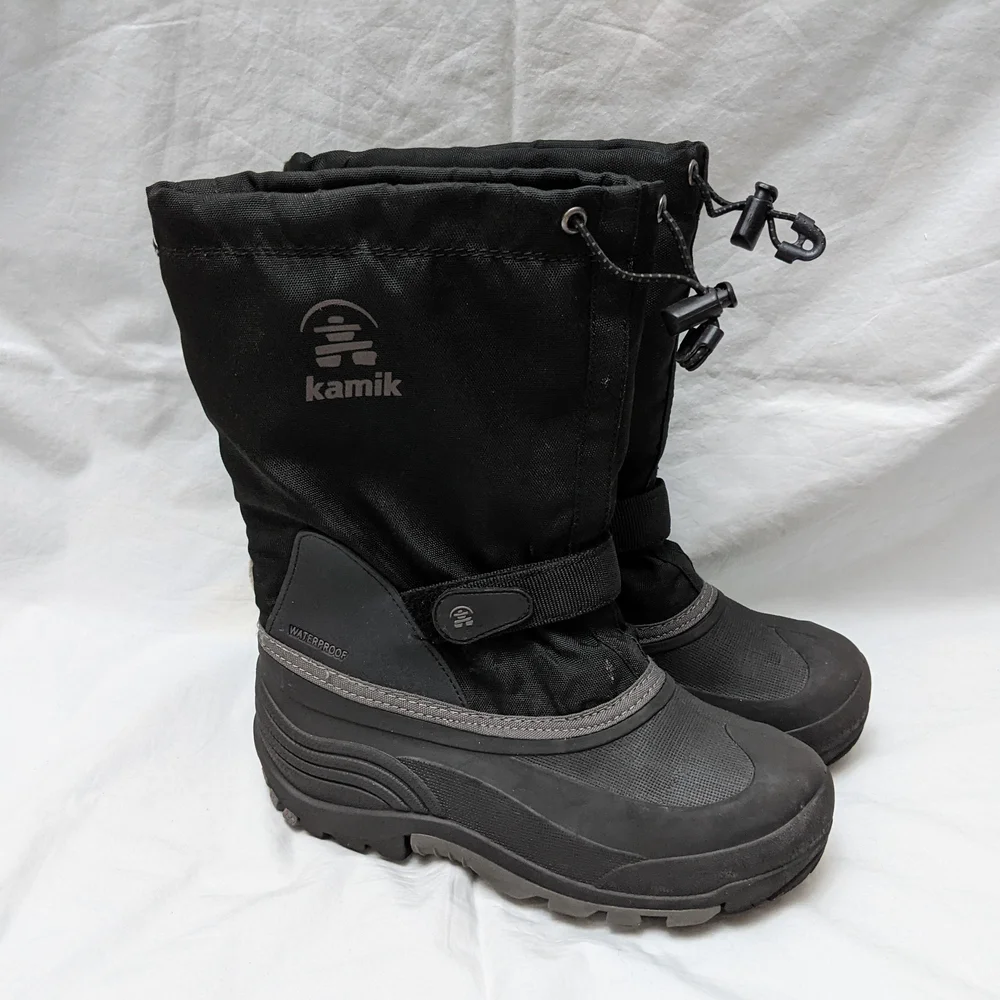 Kamik Boys Waterbug 5 Insulated Snow Boots Size 5